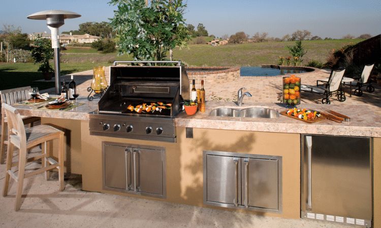 BBQ Kitchen Island